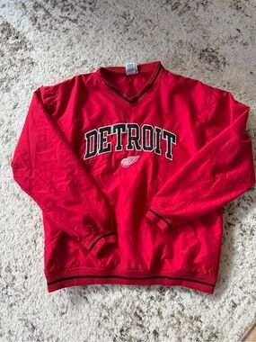NHL Detroit Red Wings V-Neck Windbreaker